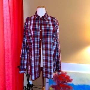 Ecko Unlimited | Mens Plus Size Long Sleeve Plaid Button Down Shirt​